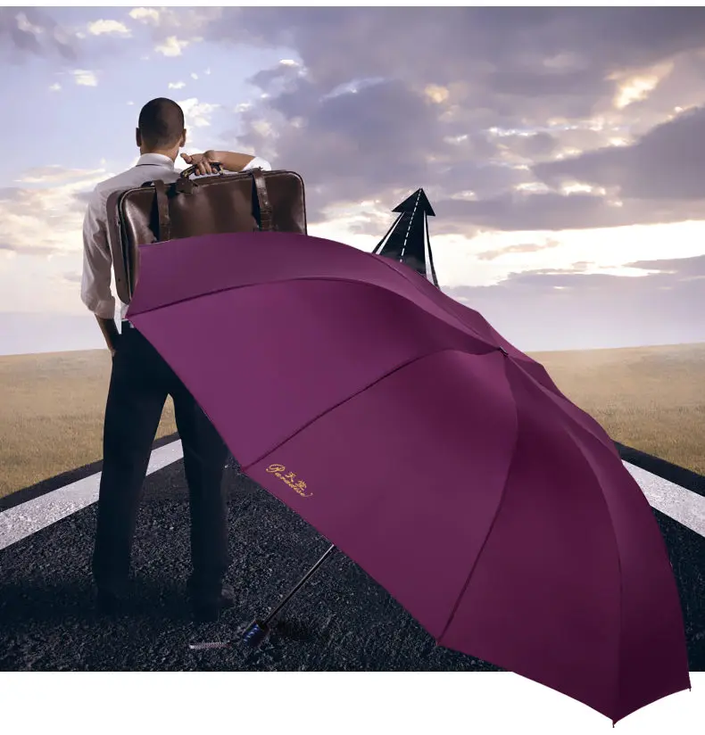 

Long Handle Umbrella Windproof Large Beach Parasol Fishing Big Umbrella Rain Gear Guarda Chuva Household Merchandises BI50YS