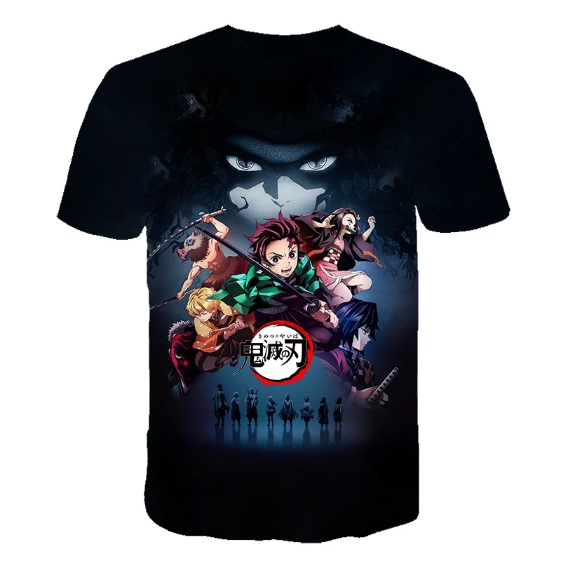 

2020 Ghost Blade 3D T-Shirt Men funny t shirts Fashion Hip Hop Women Demon Slayer Summer child Print Streetwear T-Shirt tops