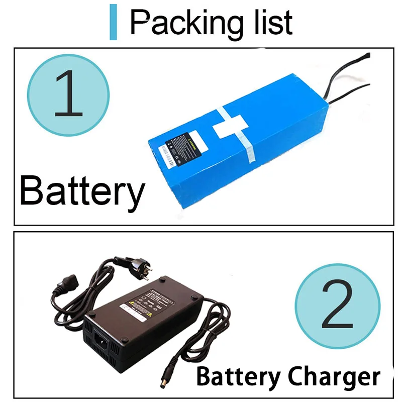 

48V 5A 26A Lithium Battery For Electric Bicycle And Scooter E Bike With Charger Electric Scooter Accessories Part Adult Cycling