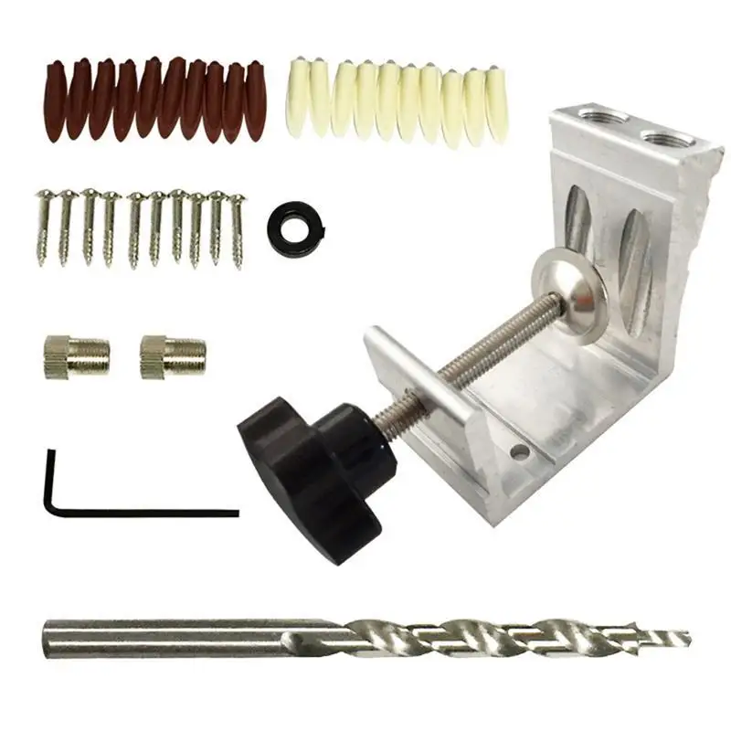 

Регулируемый деревообрабатывающий локатор 9 мм, косый локатор для отверстий, набор для зажима, карманный зажим для отверстий, направляющий ...