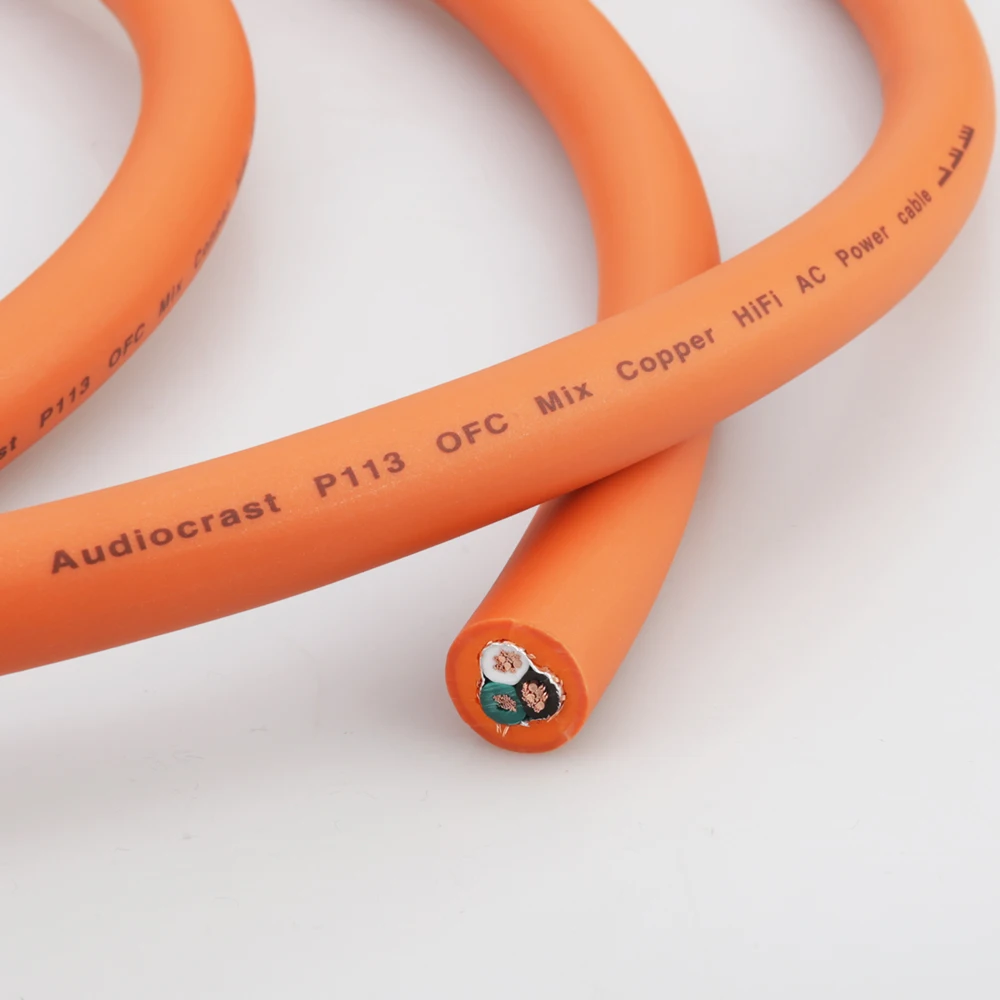 P113 HI end Pure Red copper High силовой кабель Массовые кабели hifi кабель|bulk cable|hifi cablecable |