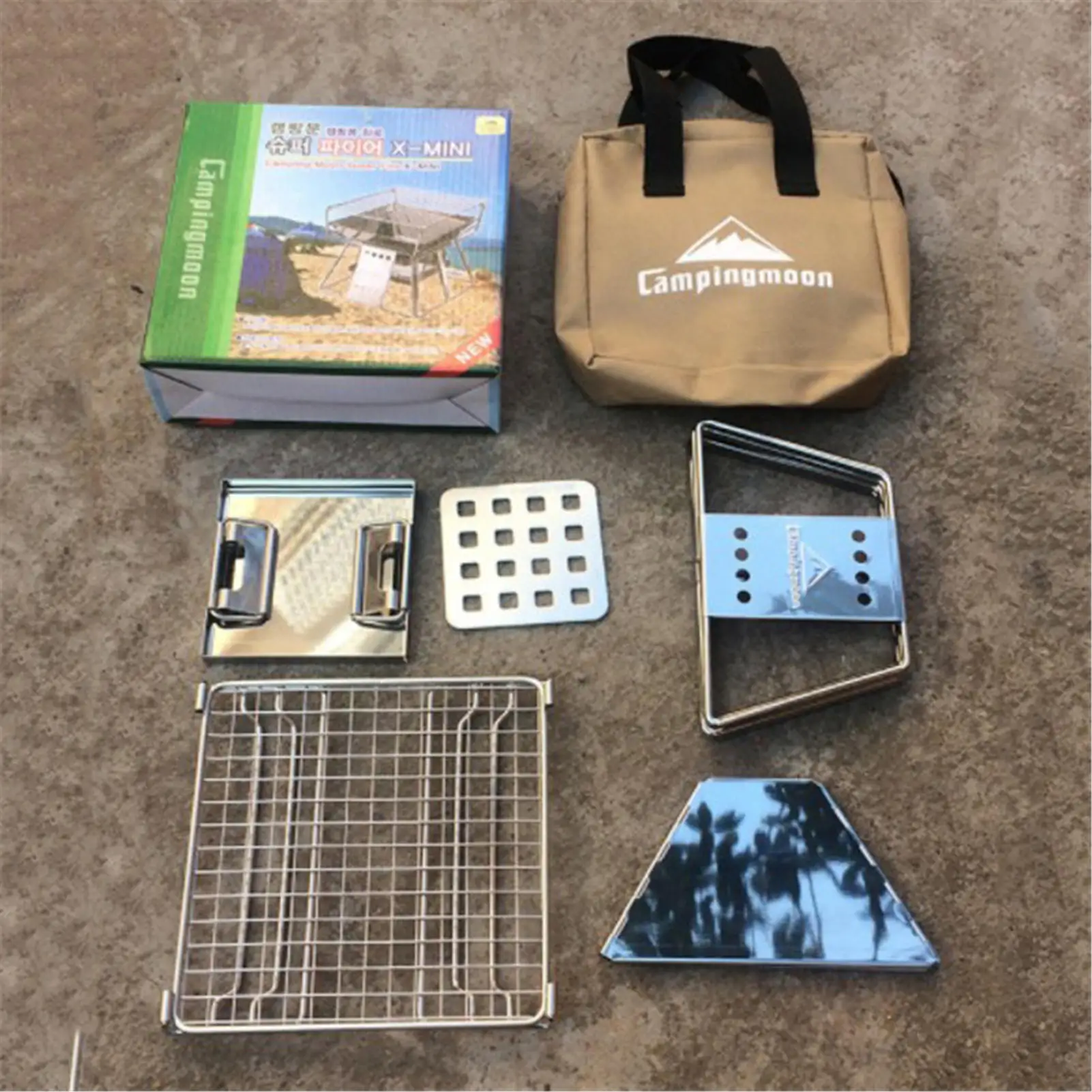 

Mini Pocket Portable Stainless Steel BBQ Grill Folding Barbecue Grill For Family Party BBQ Oven Outdoor Camping Picnic Tool