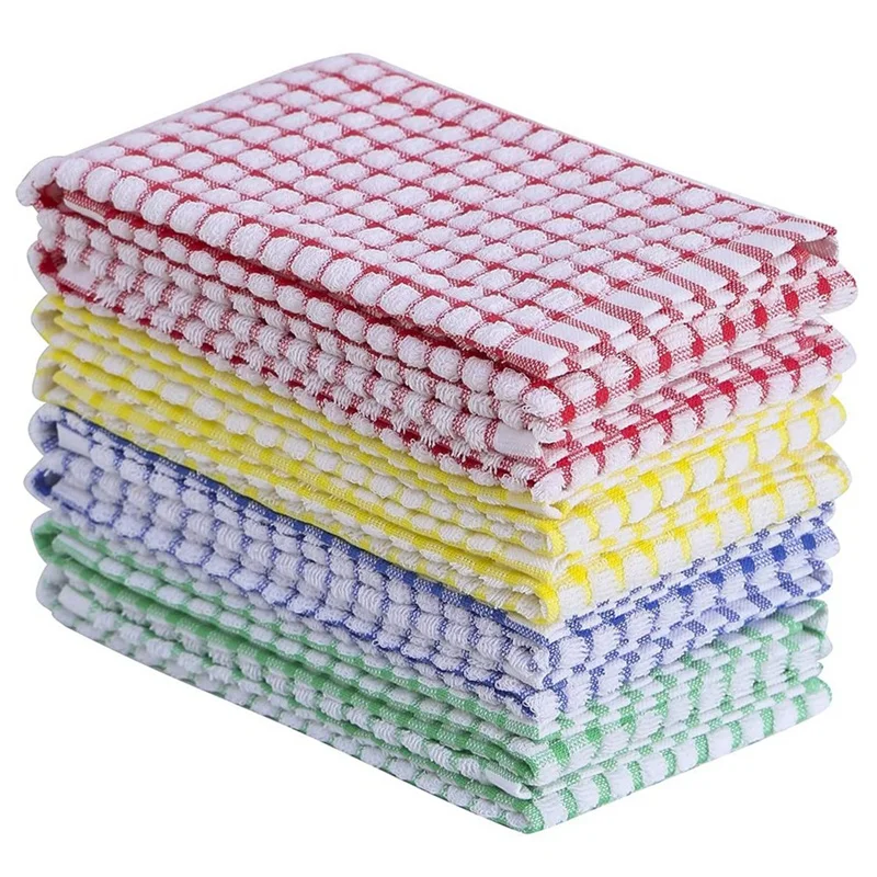 

Dish Towels for Kitchen Cotton Kitchen Towels for Drying Dishes Absorbent Tea Towels