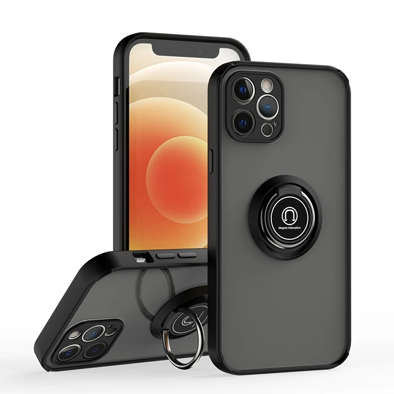 

Matte Anti-fall Phone Case For Huawei MATE 40 NOVA 6 7 8 SE 8I 7I P40 P50 Pro Plus Honor 50 Lite 4G5G With Ring Shockproof Cover