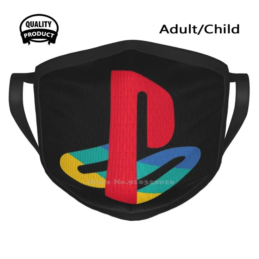 

Playstation Logo Cotton Breathable Face Mouth Mask Xbox Ps4 Ps5 Psn Ps3 Naughty Dog Uncharted Tsuchima Ghost Of Tsuchuma The