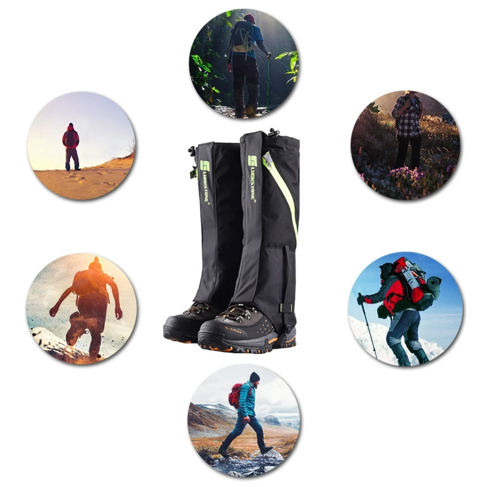 

Waterproof Snow Leg Gaiters Hiking Boot Legging Shoes Warmer Snake Shoe Cover Climbing Anti-dirty Foot Cover Leg Protection