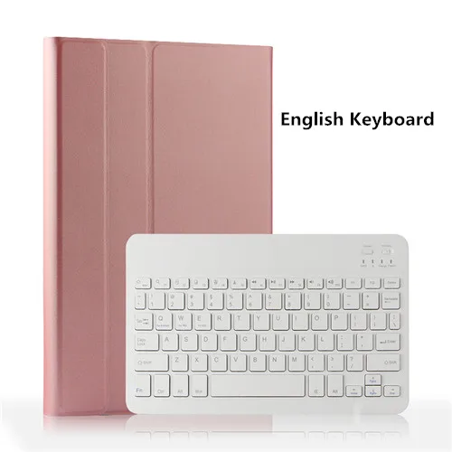 English Rose Gold Кожаный чехол с клавиатурой Bluetooth для huawei MediaPad M6 10,8, чехол для планшета huawei M6 Pro 10,8 VRD-AL09 - Цвет: English Rose Gold