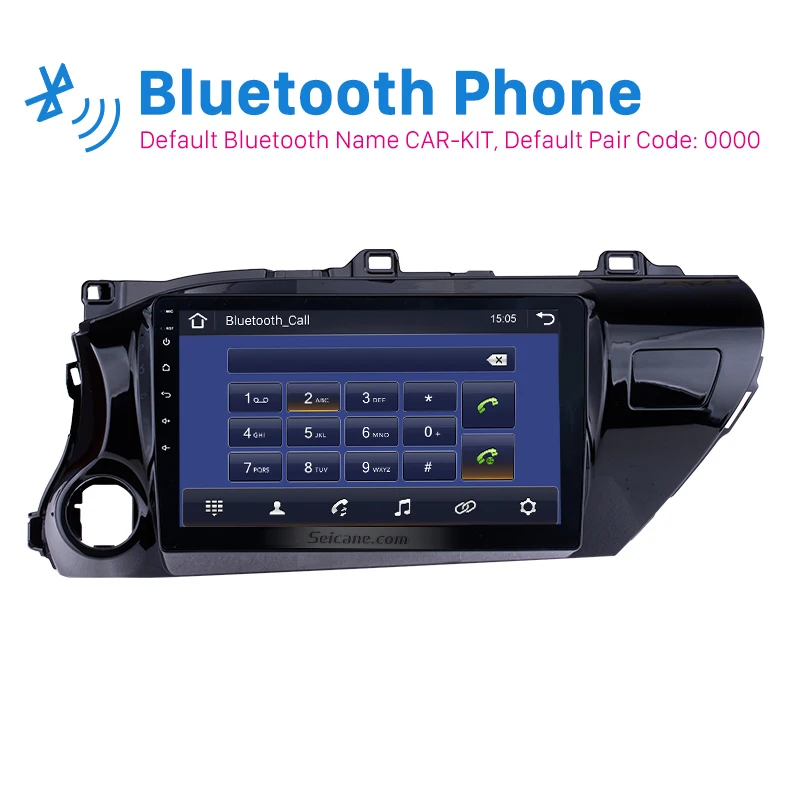 Seicane Android 9 0 GPS навигация автомобильное радио 10 1 &quotдля TOYOTA HILUX 2016 2017 2018