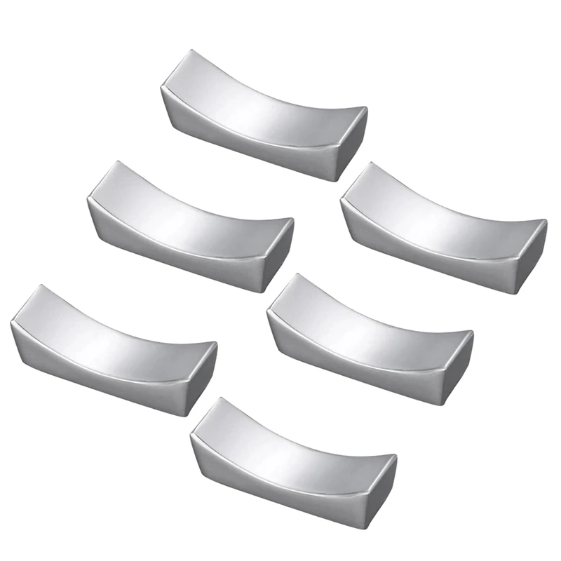 

6 Pcs Stainless Steel Chopsticks Rest Holder,Knife Rest,Spoon Holder,Fork Rack,Tableware Stand,Table Decorations,Silver