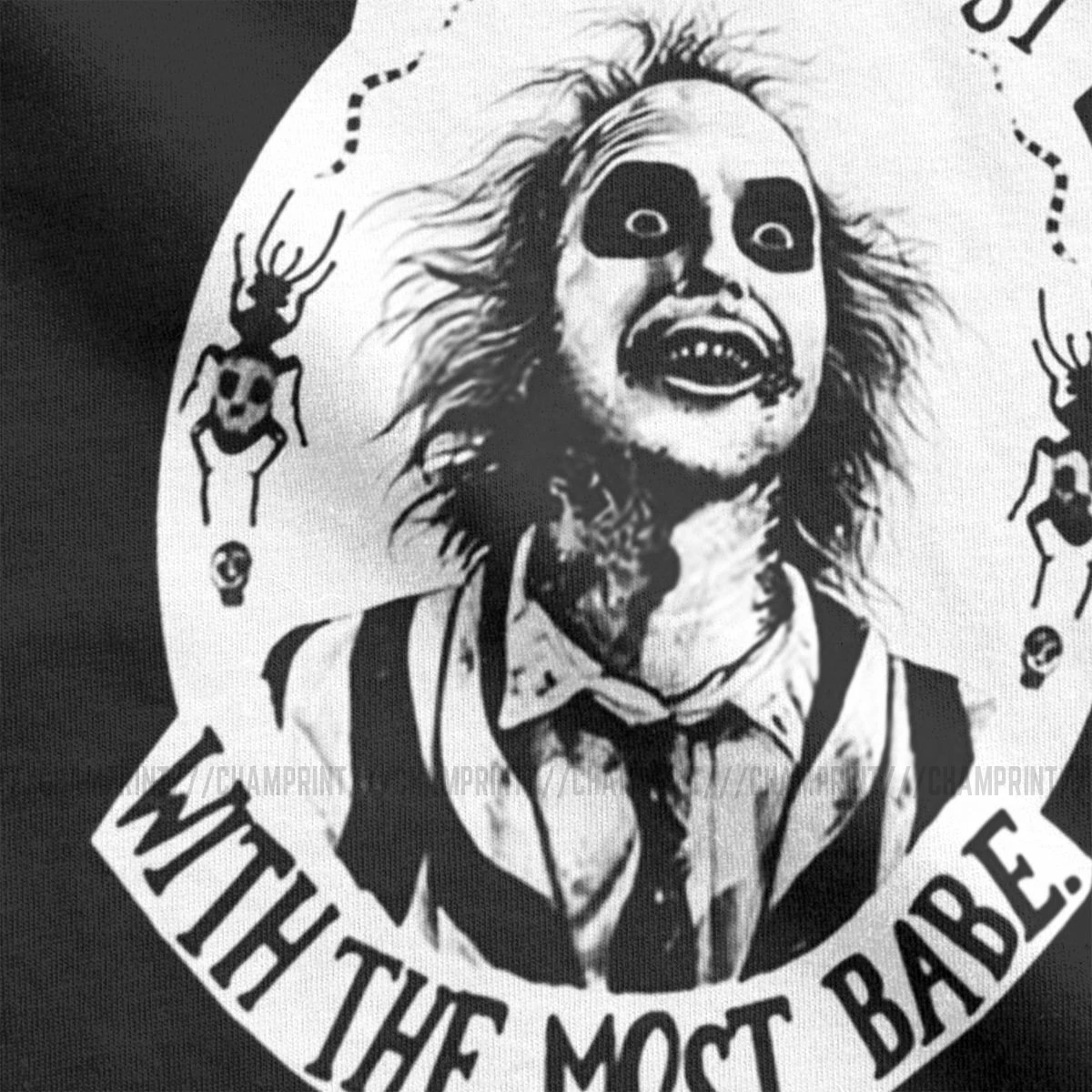 Футболки от Beetlejuice Fandom I'm The Ghost With большинства малышей мужские футболки