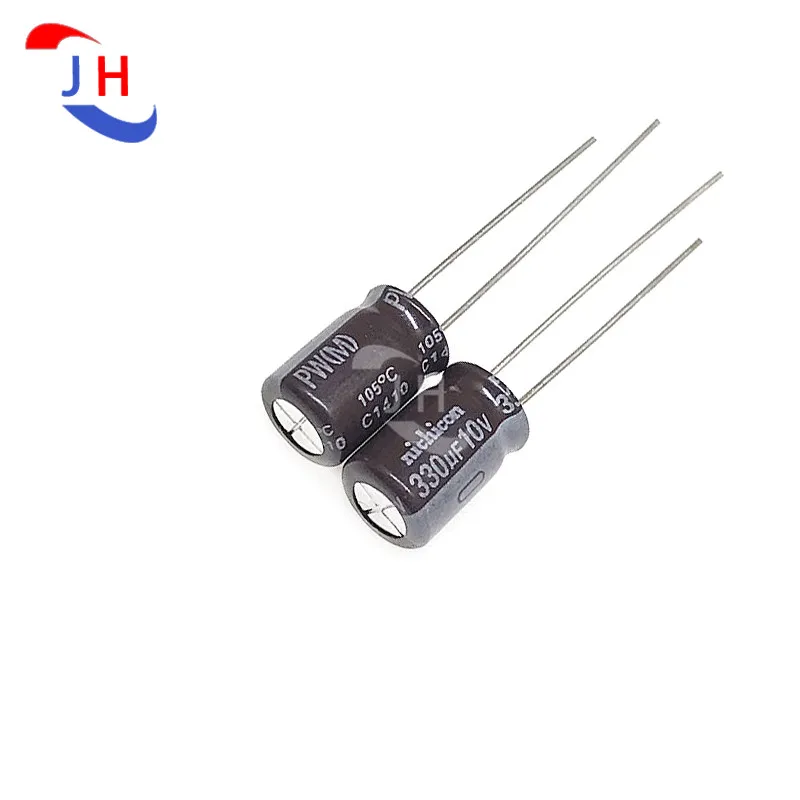 

20PCS Aluminum Electrolytic Capacitor 10v330uf 8*11.5 PW High Frequency Long life 3.5mm Pin Distance 10V 330UF