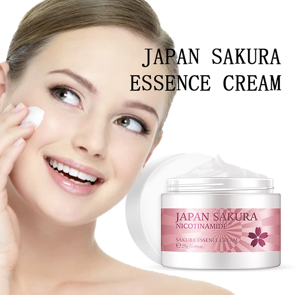 Японский крем Sakura/французская эссенция улитки 25 г укрепляющий плавное