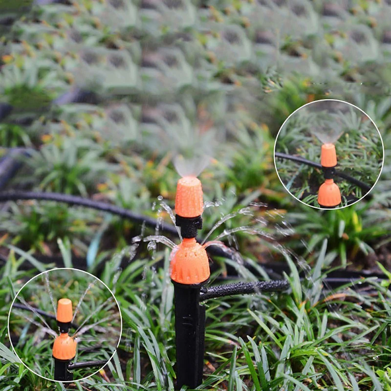 Регулируемые капельницы для полива сада 5-60 м система капельного орошения сделай