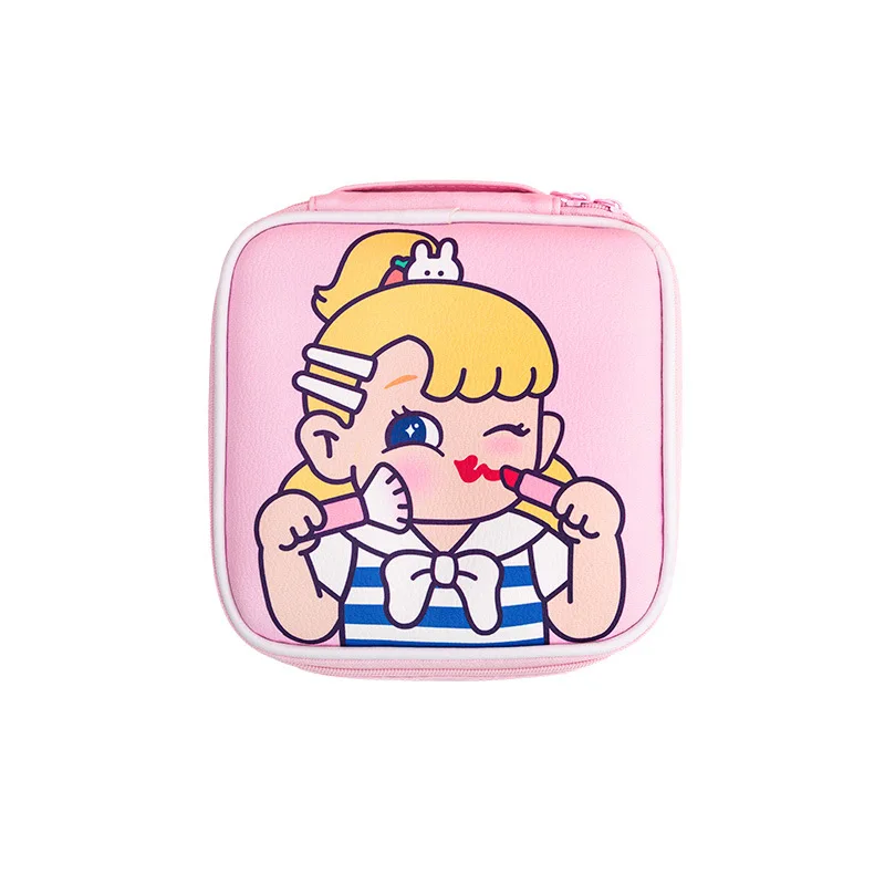 pink Milkjoy мультяшная косметичка большая вместительная косметичка Женская дорожная портативная сумочка косметичка Органайзер Сумка - Цвет: pink