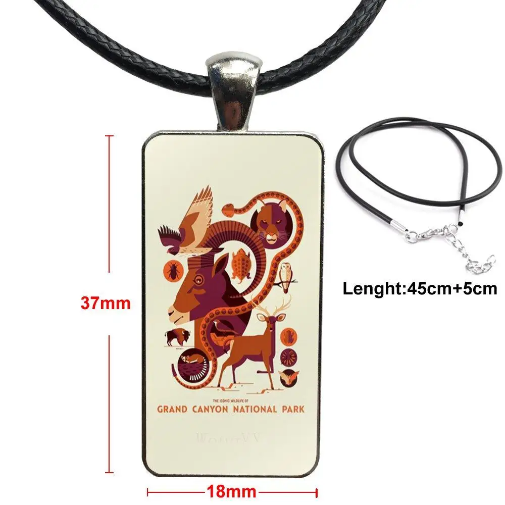 Для унисекс из нержавеющей стали цветной стеклянный кабошон с прямоугольной