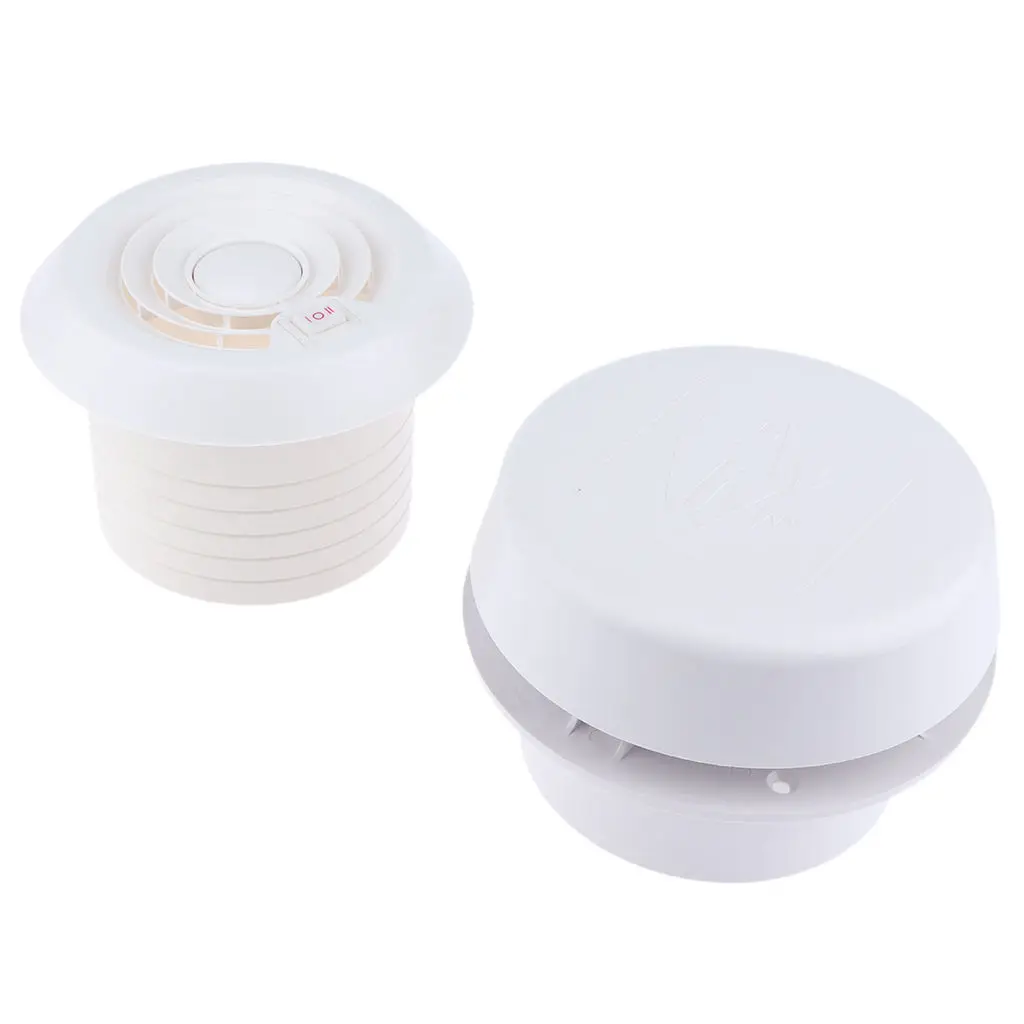 

24V White Yacht RV Ceiling Ventilation Mute Exhaust Fan Blower 60CFM