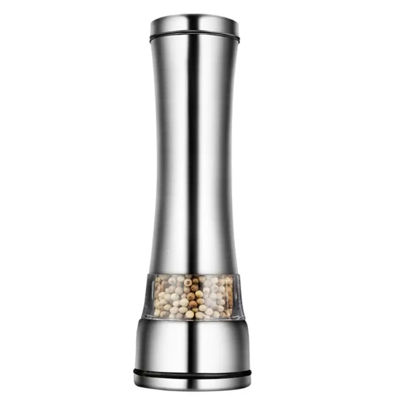 

Manual Pepper Grinder Stainless Steel Coarseness Adjustable Salt Spice Mill Tool