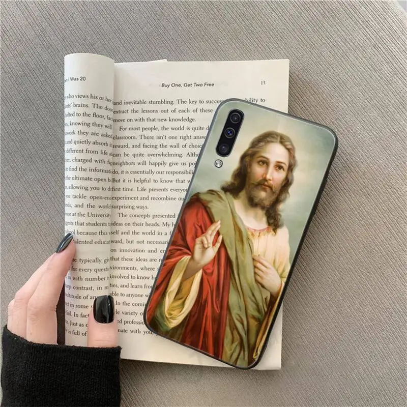 

Jesus retro art pattern luxury Phone Case For Samsung galaxy S 9 10 20 A 10 21 30 31 40 50 51 71 s note 20 j 4 2018 plus