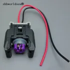 Shhworldsea 1 шт. 2-контактный 1,5 мм дизельный двигатель с общей топливной магистралью для инжектора H5H6, разъем штепсельной вилки 13816706