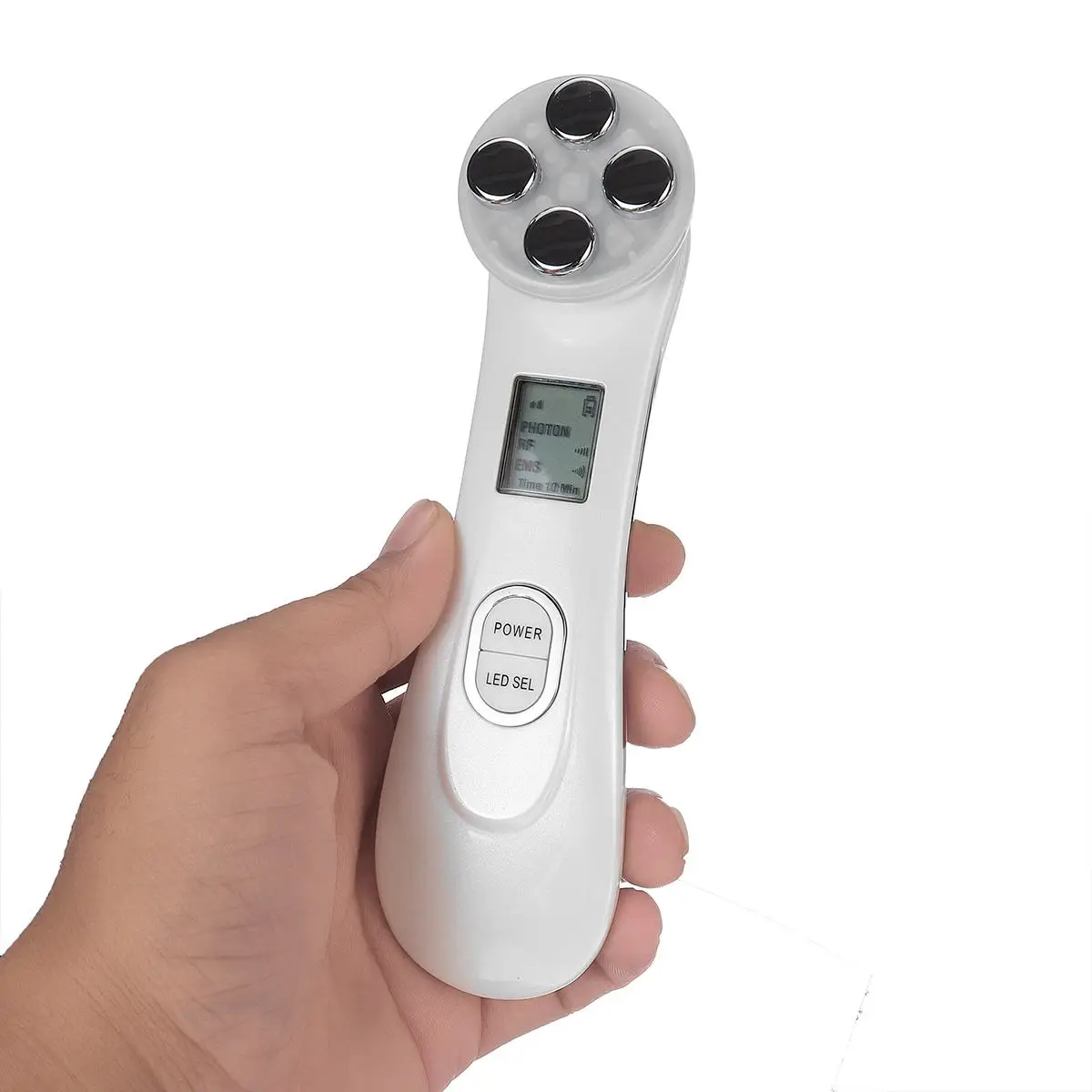 

6 In 1 Facial Mesotherapy Ultrasonic Anti Aging LED Photon Skin Rejuvenation Face Lifting Tighten Wrinkle Removal Skin Massager