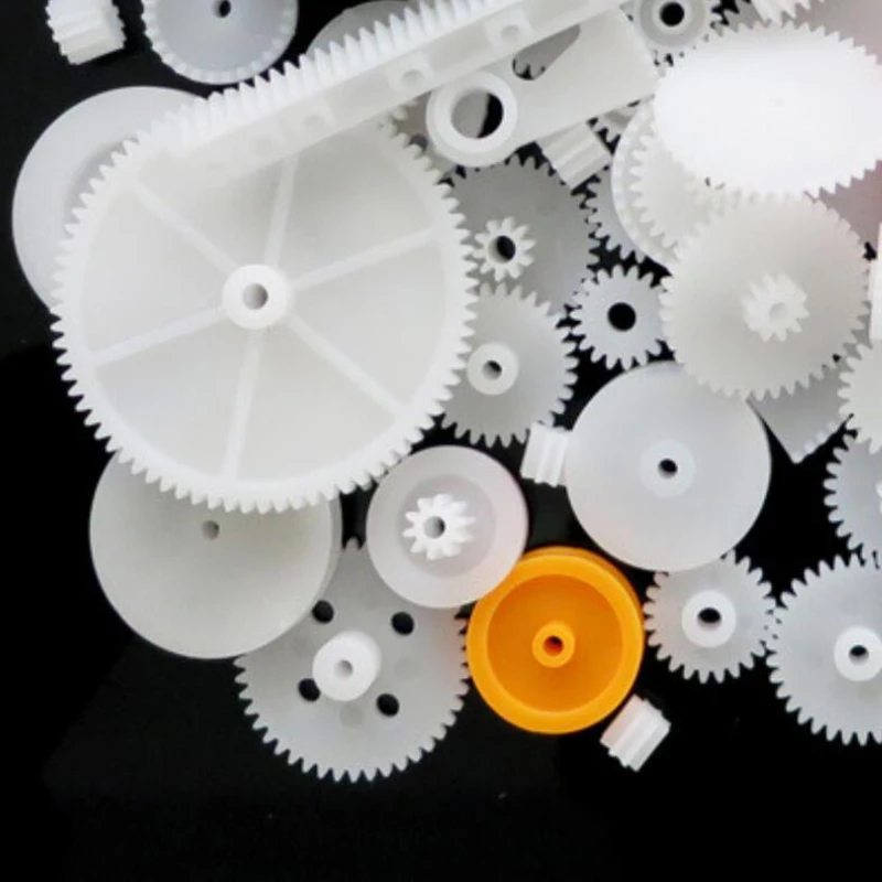 

81 pcs Plastic Gear Bag DIY Craft Model Making Gear Rack Deceleration 0.5 Module