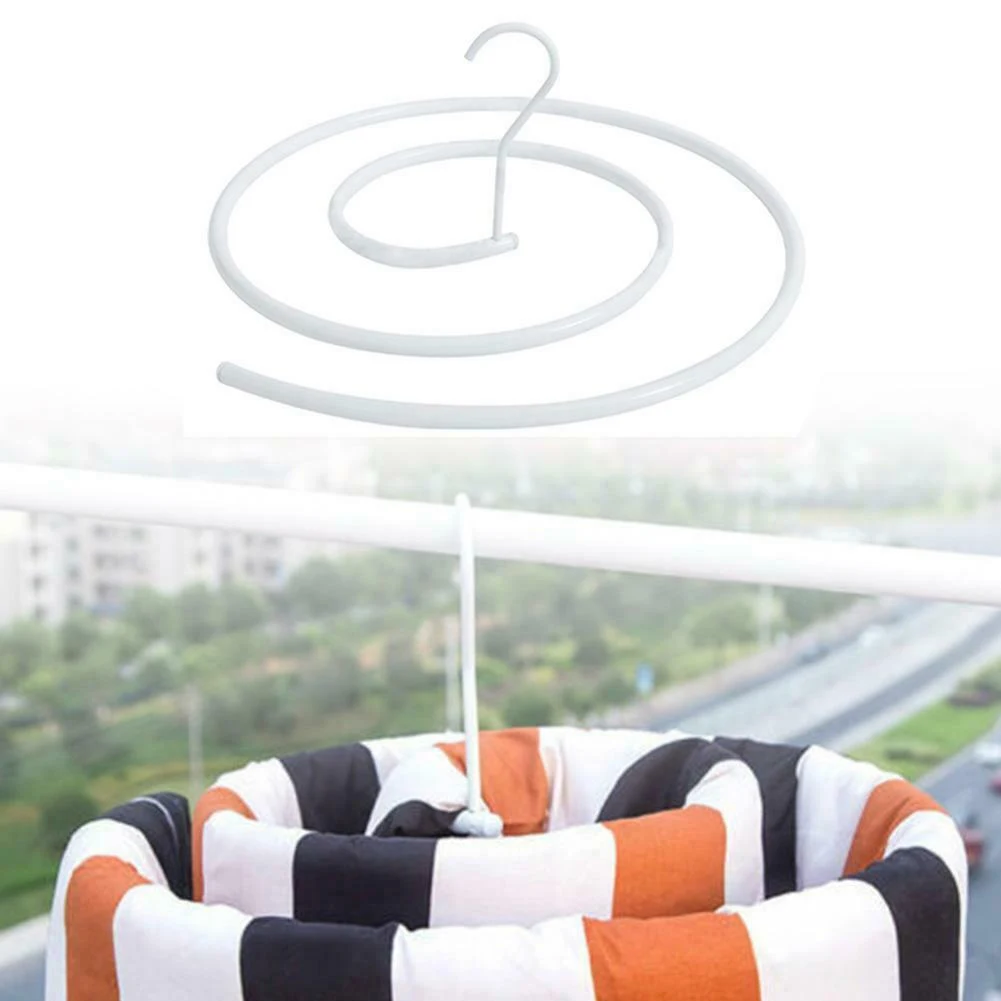 

Spiral Blanket Hanger Rotating Storage Rack Space Saver Drying Rack PUO88