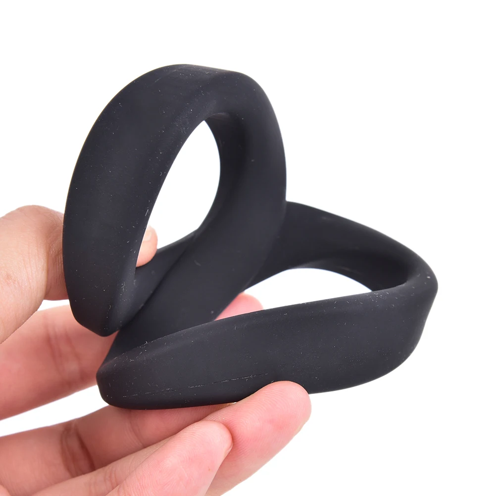 Силиконовое кольцо для пениса задержки мужской вязки мошонки петух секс игрушки
