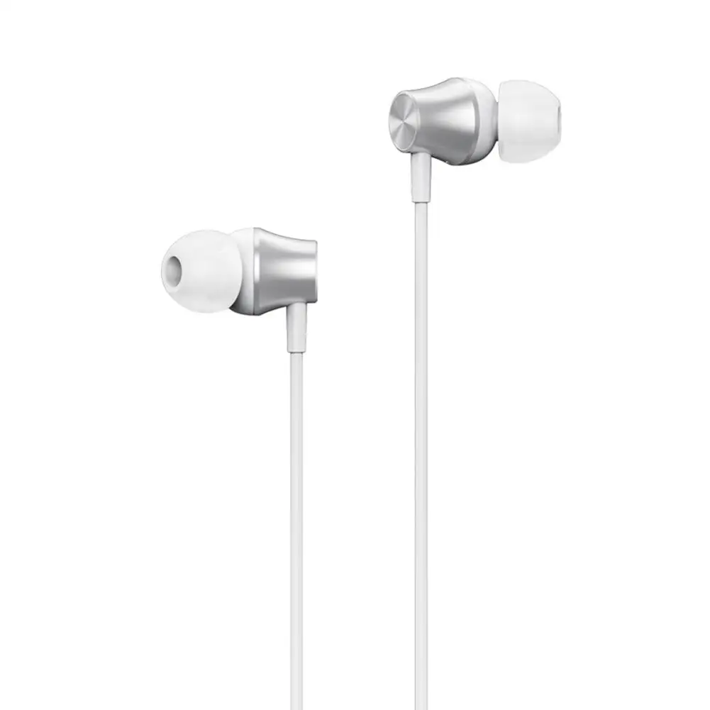 

Remax RM-202 Wired Stereo Music Mobile Phone Earphone In-ear Headset with Mic
