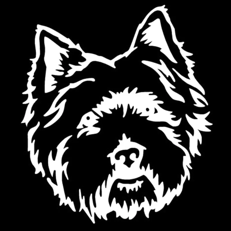10*11 см West Highland White Terrier Westie автомобильные наклейки с собаками милая собака