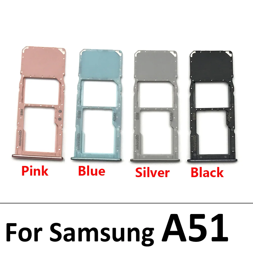 Новый держатель слота для Sim-карты Samsung A30S A307F A50S A507F A31 A315F A51 A515F A71 A715F A60 A6060 Запасная