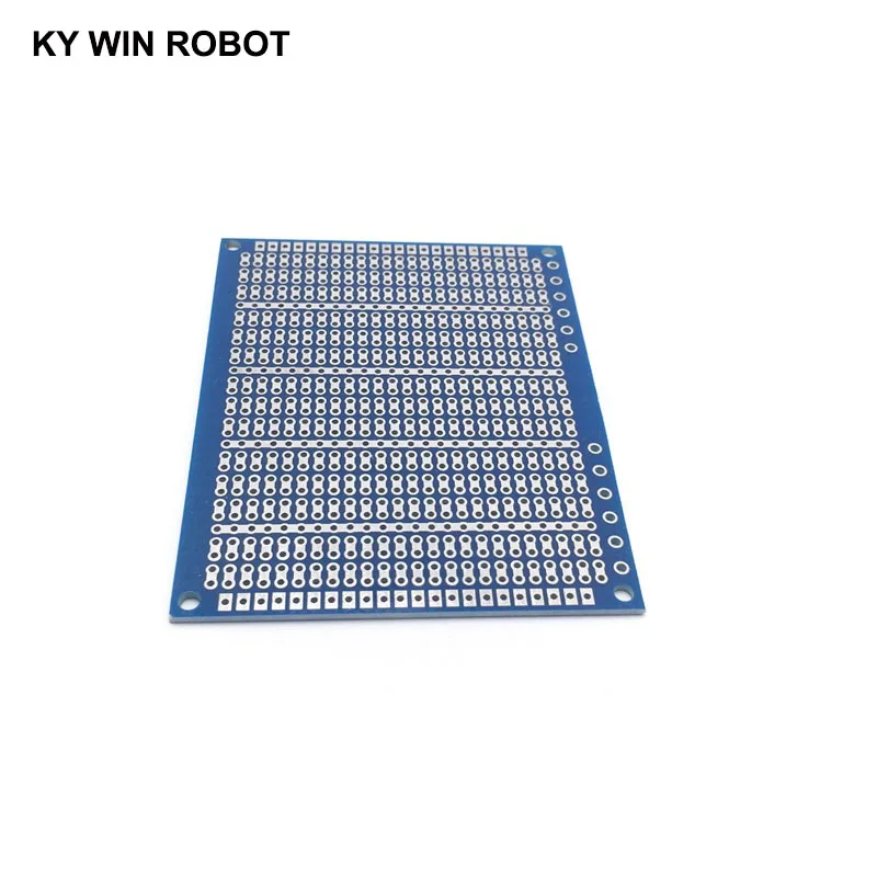 1 шт. DIY 7*9 см синий Односторонний Прототип бумаги PCB Универсальный Эксперимент Матрица печатной платы 7x9 см для Arduino