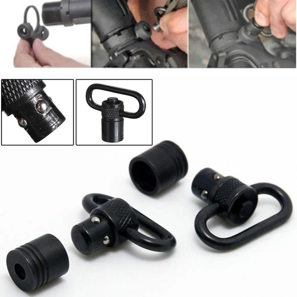 

Sling Swivel Mount Quick Detach Sling Swivel Attachment Mount (Black)