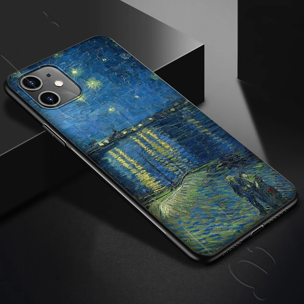 Lavaza Thin Van Gogh Starry Night Silicone Soft Case for iPhone 12 Mini 11 Pro XS Max XR X 8 7 6 6S Plus 5 5S SE | Мобильные