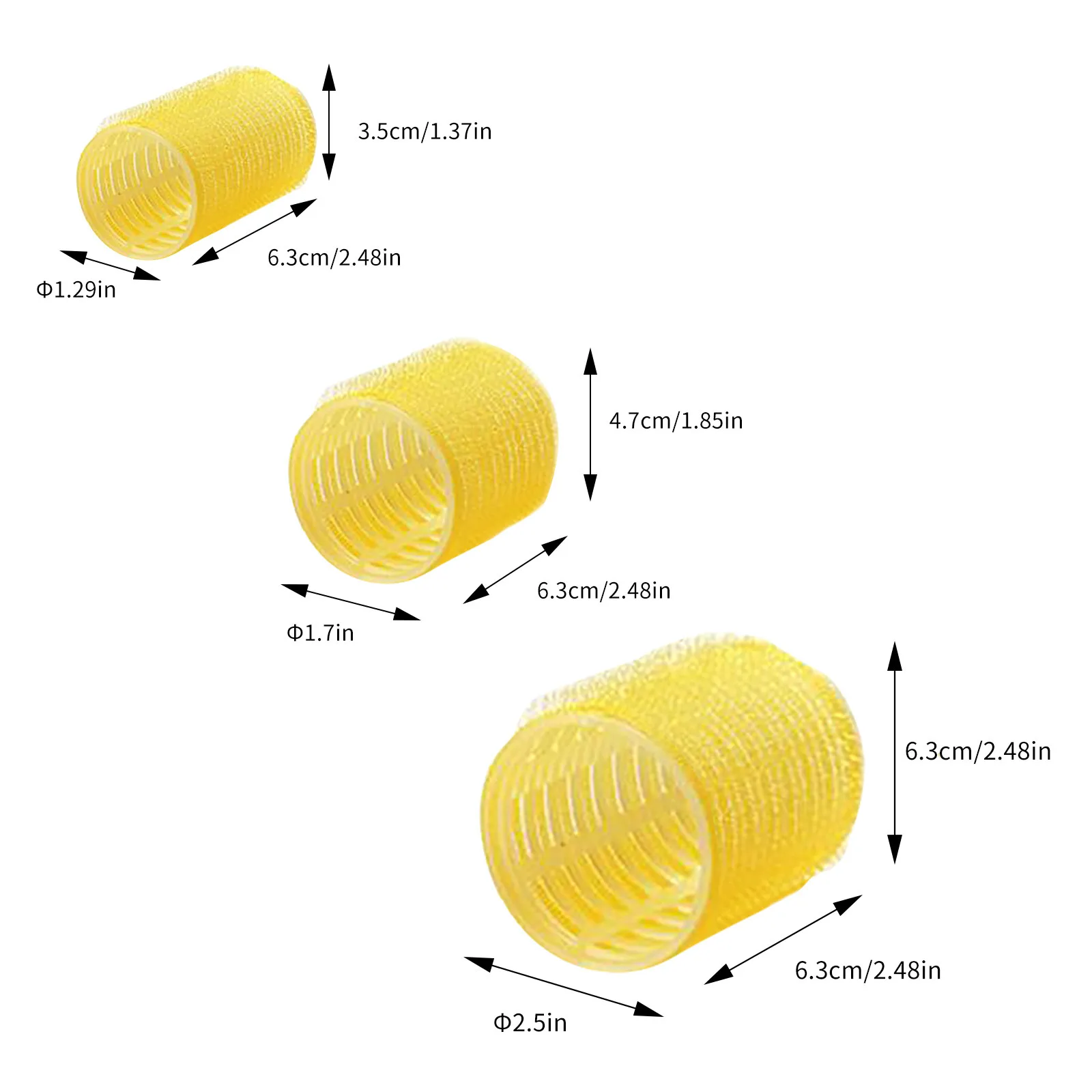 

DIY Magic Hair Curler Self-adhesive Hair Stick Curling Tool Air Bangs Curling Tube Pear Flower Curling Portable Hairstyle Roller