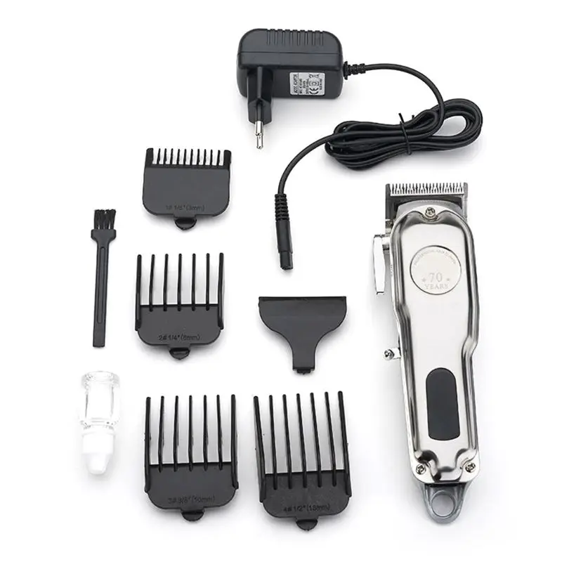 

Electric Hair Clippers Men Beard Trimmer Barber Grooming Kit Rechargeable Cordless Haircut Machine Cutting Shaver 100-240V