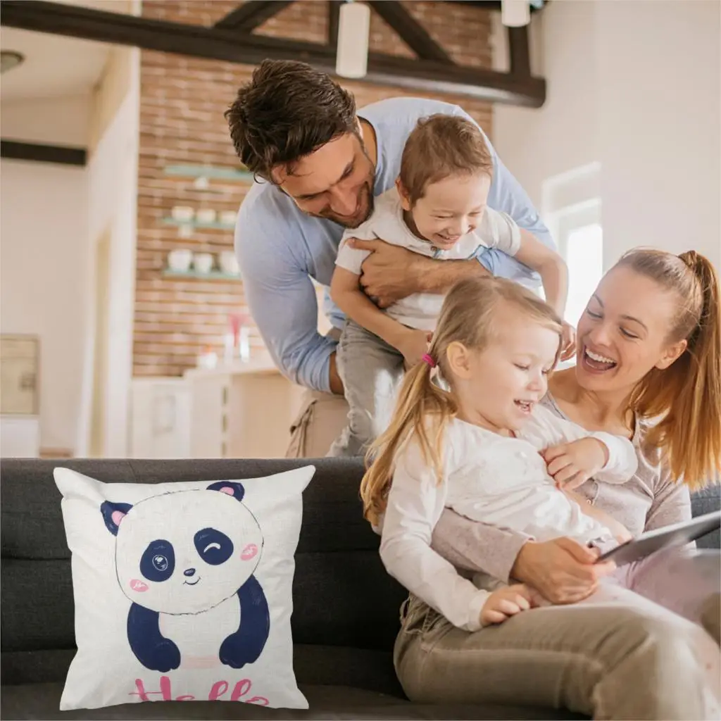 Хит продаж 45*45 см льняной Мягкий Чехол на подушку удобная дышащая наволочка для