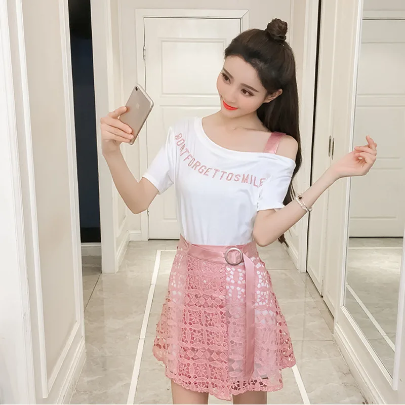 TITAME/женские комплекты с футболкой и юбкой комплект из 2 предметов длинная