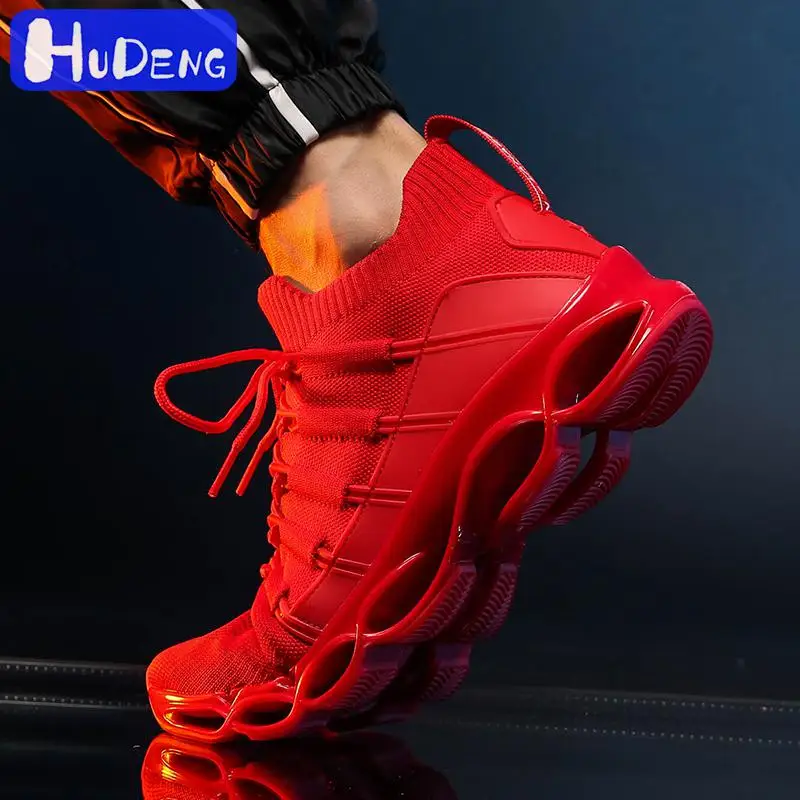 Мужские дышащие кроссовки Blade для бега спортивная обувь больших размеров 14 47 48 2019