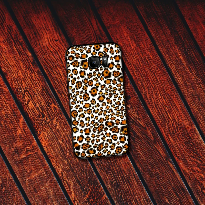 Чехлы для samsung S8 S9 S10 Plus ancient tone leopard NOTE 8 9 M10 M20 M30 S6 S7 Edge чехол телефона подарок |
