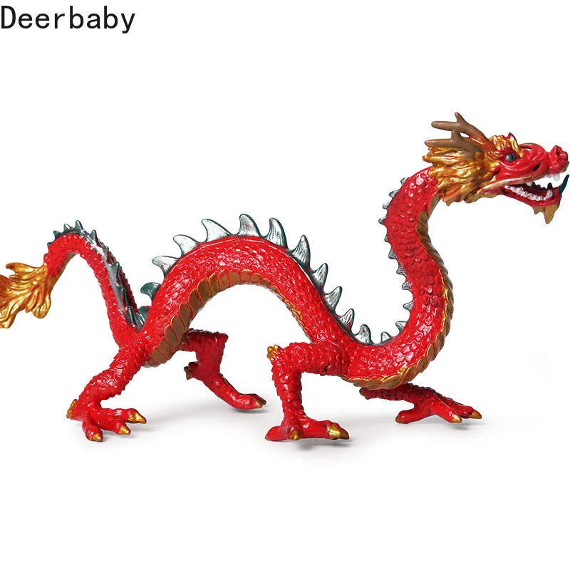 

Simulation myth series animal model toys new dragon Oriental Dragon Chinese dragon animal Golden Dragon model