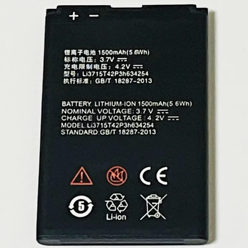 Аккумулятор Li3715T42P3h634254 для ZTE Leo Q1 V765 V765M 3 7 в 1500 мАч|battery for zte|battery forleo q1 |