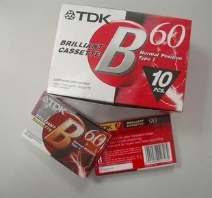 10 шт Стандартный кассетный пустой магнитофон 60 минут магнитная аудио запись на