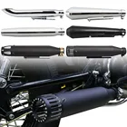 Универсальный глушитель выхлопной трубы для мотоцикла, наконечник выхлопной трубы, винтажный задний глушитель для HarleySuzukiYamahaHonda