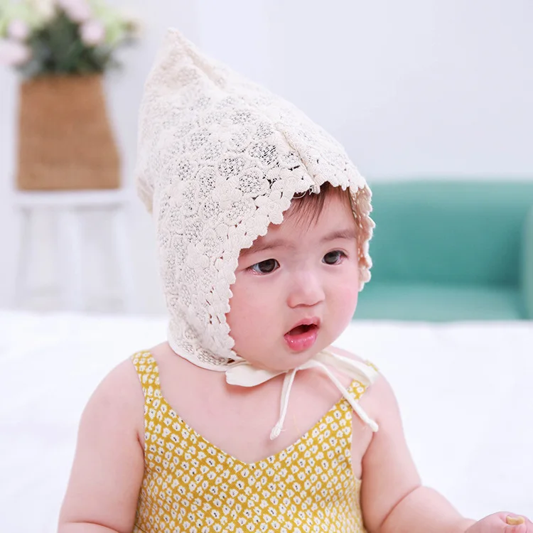 

Korean Baby Hat Spring And Summer Baby Princess Hat Girl Lace Princess Hat Palace Hat Children's Fetal Cap