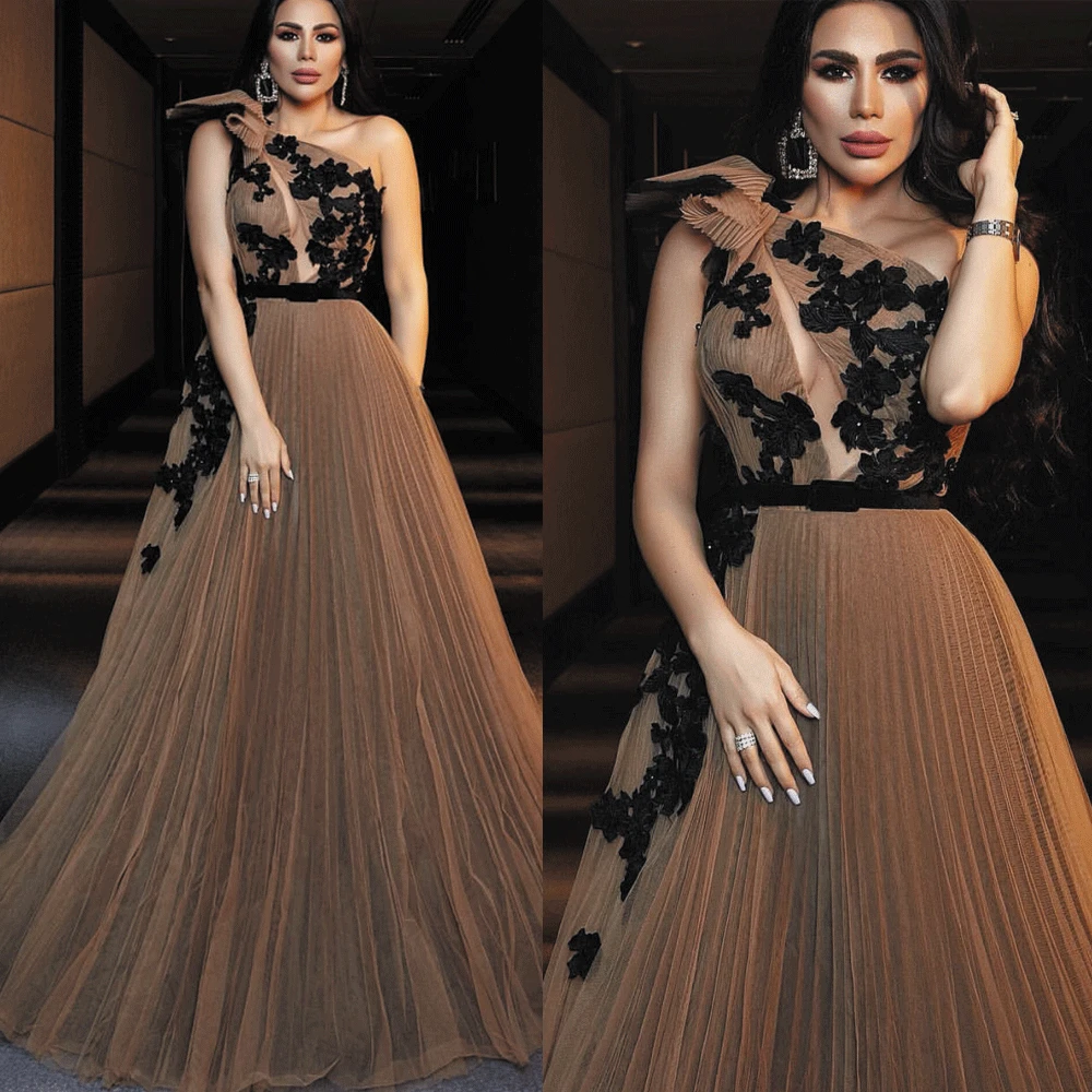 

SuperKimJo Vestidos De Gala одно плечо Кружева платья на выпускной с аппликацией длинное Плиссированное элегантное роскошное платье для выпускного веч...