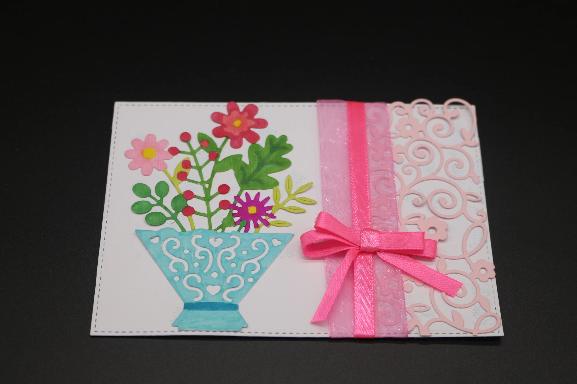 Металлические трафареты с цветами для творческого фотоальбома рельефное