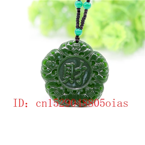 Натуральный зеленый китайский нефритовый летучая мышь кулон ожерелье Шарм