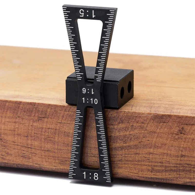 

Dovetail Marking Jig Marking Gauge Template Woodworking DIY Wooden Joints: 1:5 1:6 1:8 and 1:10 Locator Measuring Tool