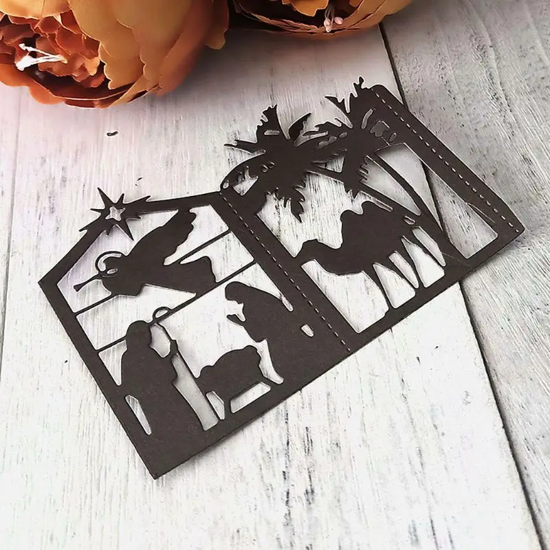 Рождественские фонарики металлические Вырубные штампы искусственная бумажная