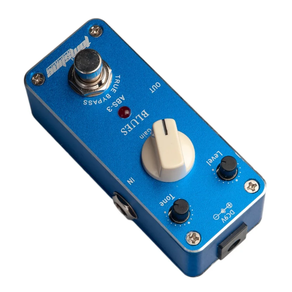 

Guitar Parts Accessories Aroma Bluesy Overdrive Pedal Mini Single Electric Guitar Effect Pedals Rue Bypass Power Supply Effector